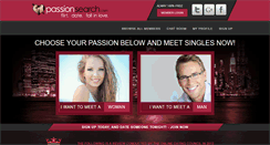 Desktop Screenshot of passionsearch.com